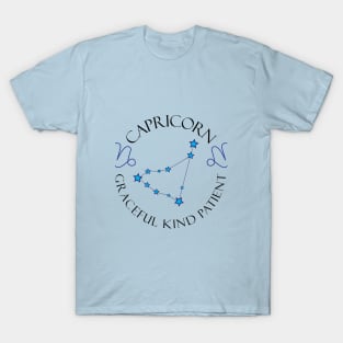 Capricorn Graceful Kind Patient T-Shirt